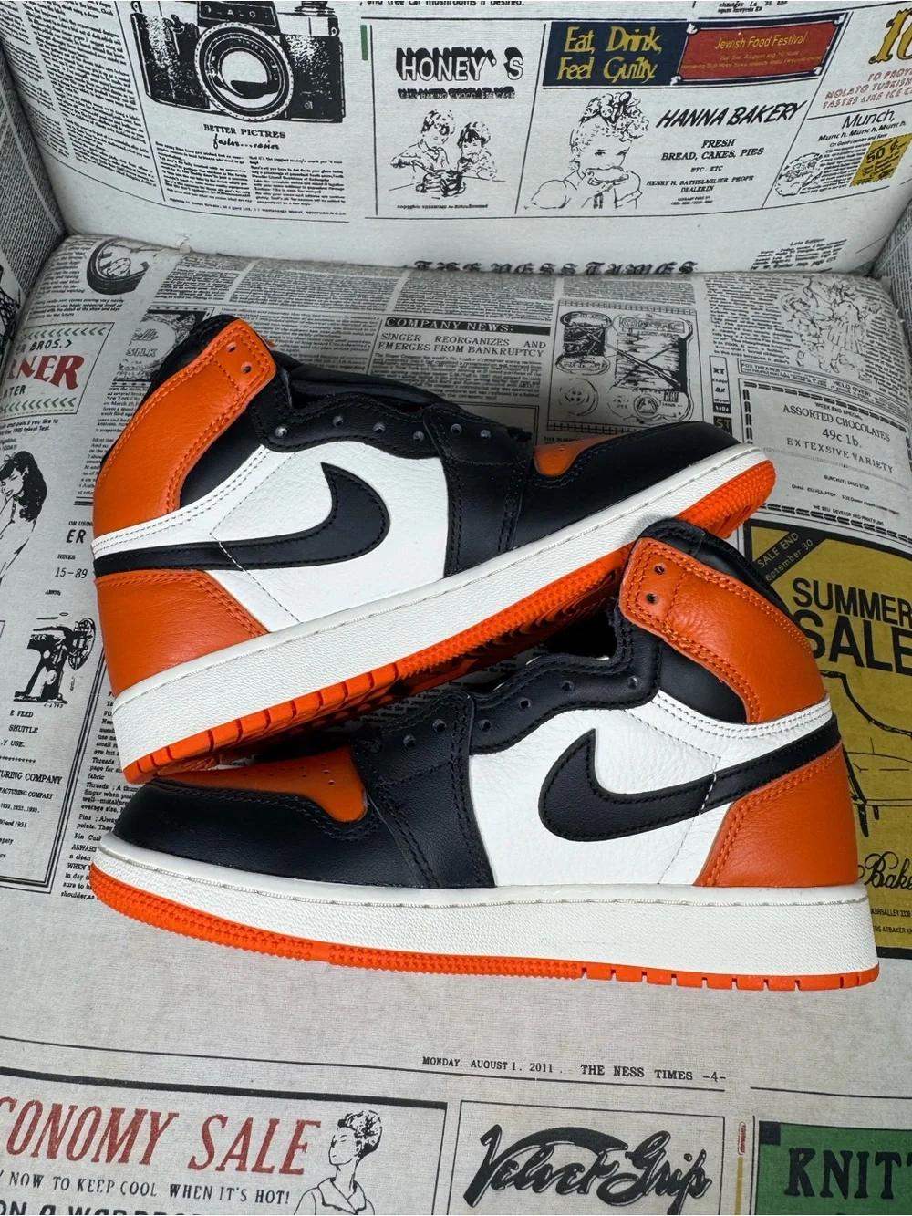 Nike Air Jordan 1 Retro High OG Shattered Backboard FD1437-008 GS 5.5Y